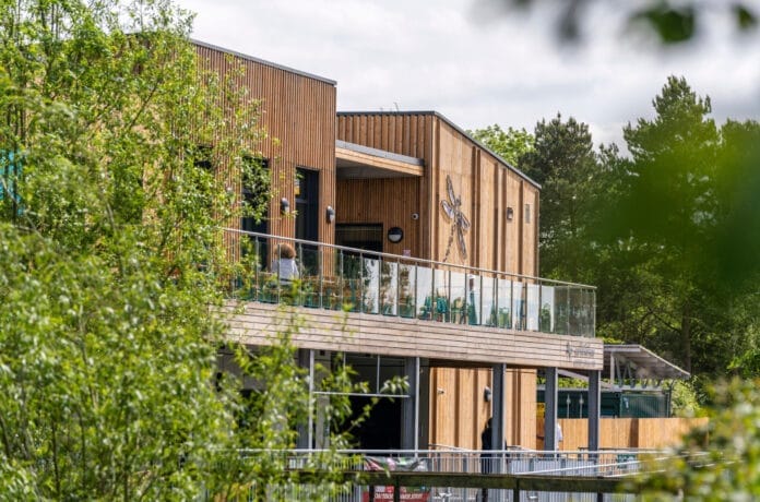 Dinton Activity Centre Offsite MMC project designed by HLM Architects
