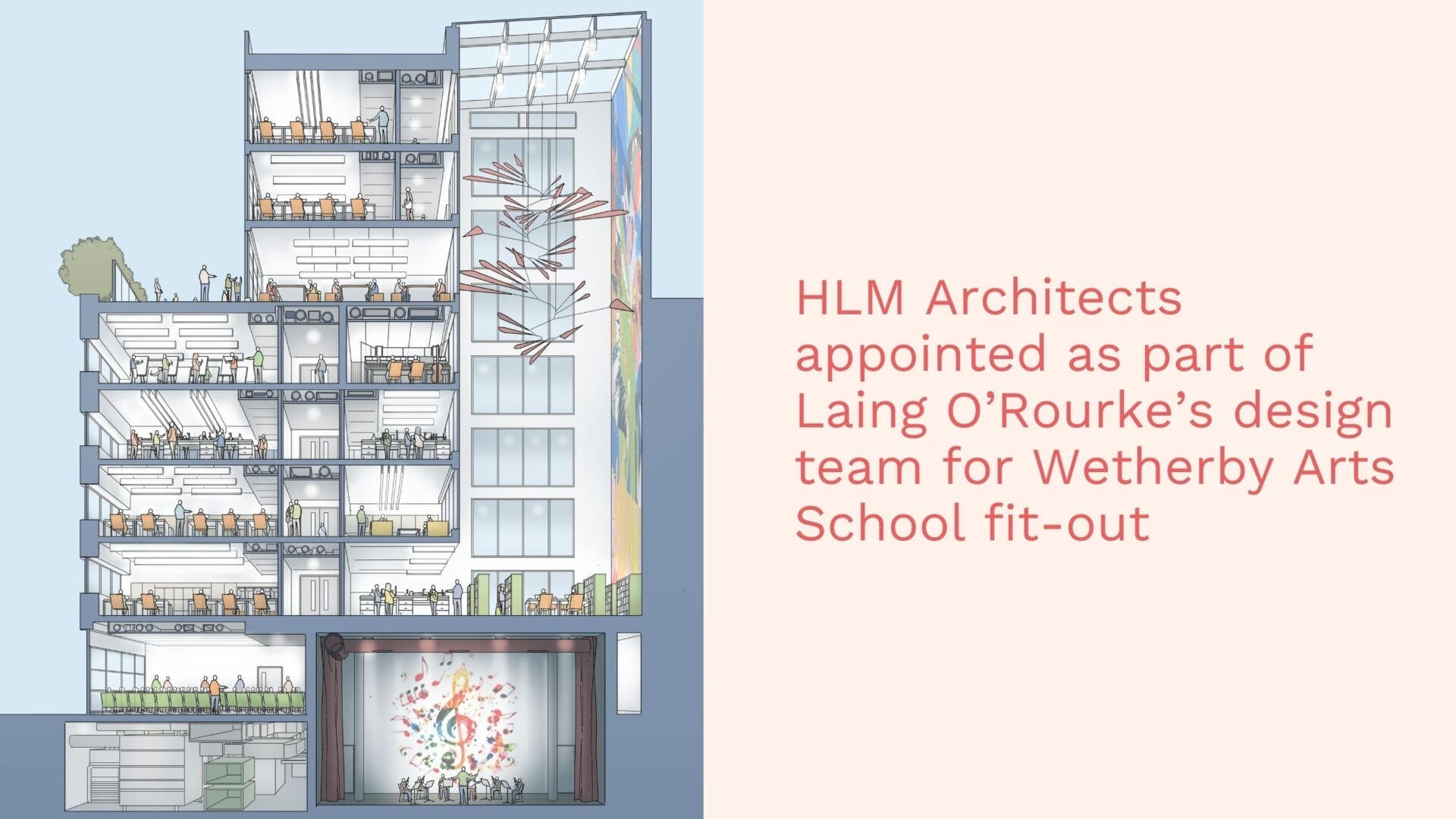 Wetherby Arts School, Olympia Regeneration, HLM Architects