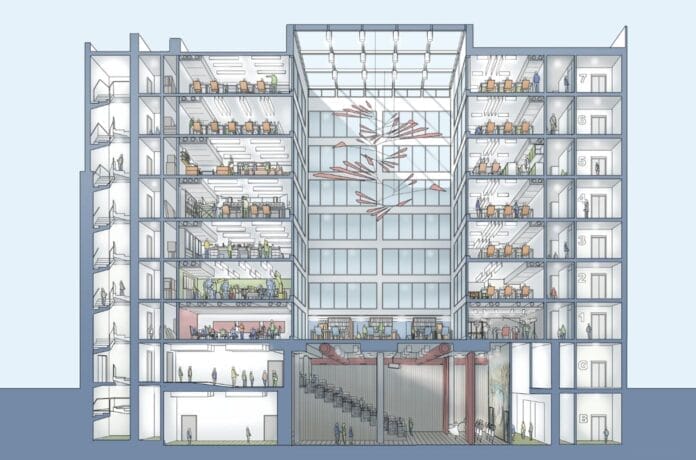 Wetherby Arts School & Community Theatre Drawing, Olympia Development, HLM Architects
