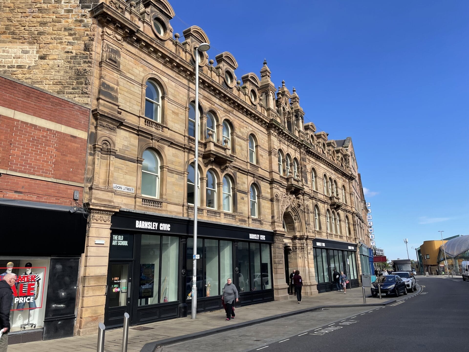 Barnsley Civic Victorian Street facade