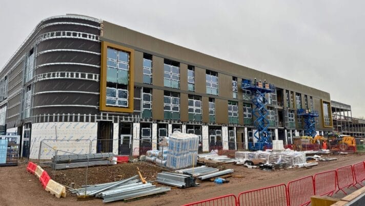 Construction Resumes at Fairwater Community Campus, HLM Architects, Education Architects