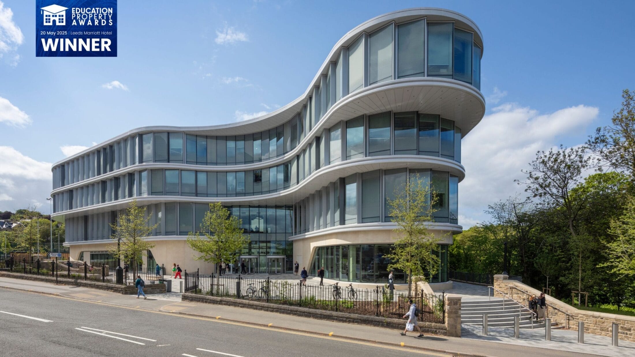 Education Property Awards, Winner Exterior Project of the Year, The Wave, HLM Architects