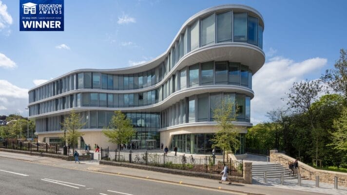 Education Property Awards, Winner Exterior Project of the Year, The Wave, HLM Architects