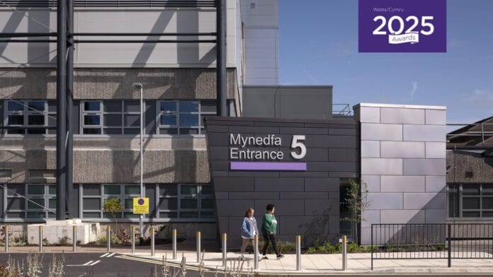 Prince Charles Hospital, Constructing Excellence in Wales Awards 2025, HLM Architects, Healthcare Architects
