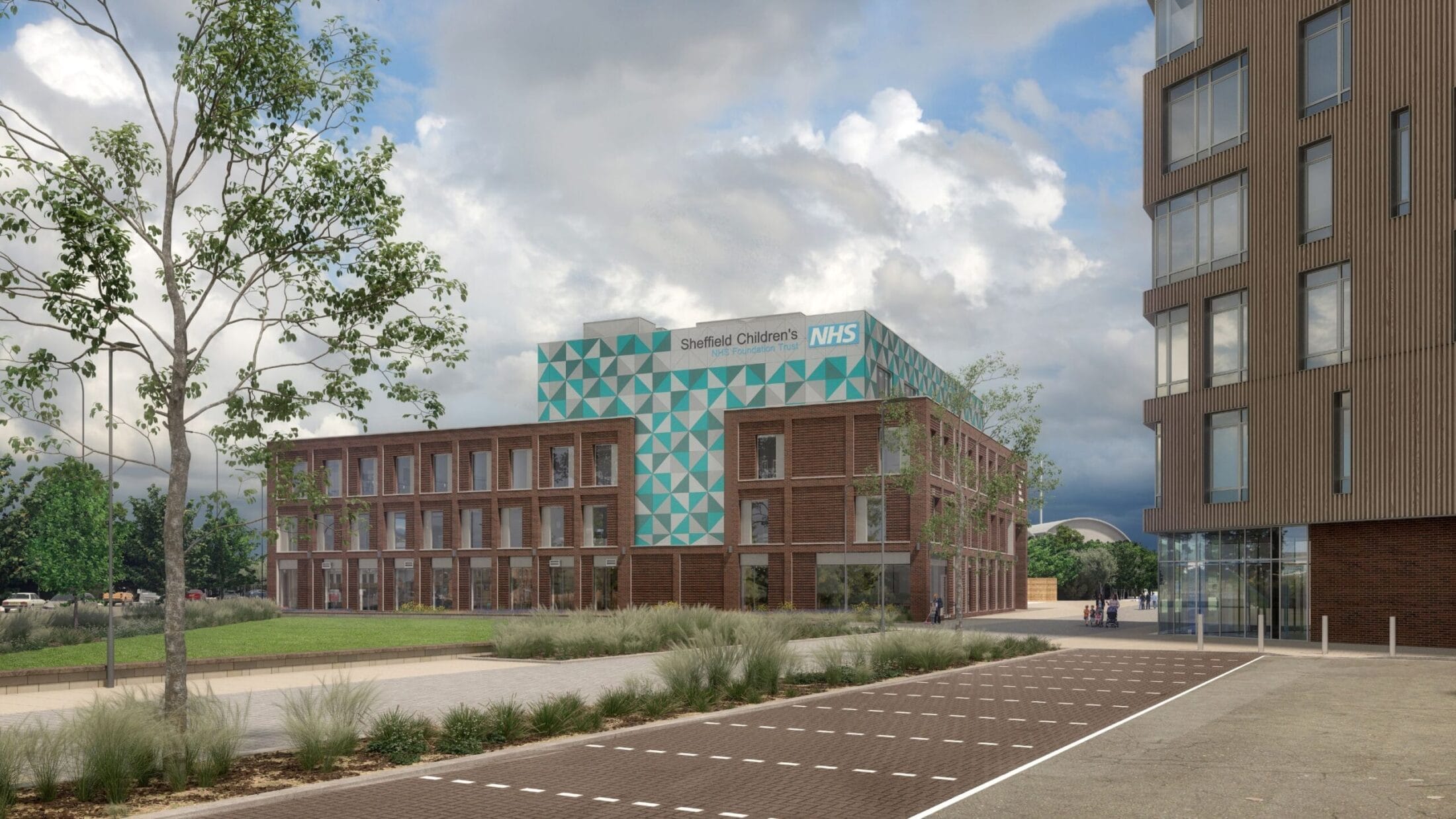 National Centre for Child Health Technology (NCCHT), Major Milestone, HLM Architects, NHS England, Healthcare Architects, Hospital Design, Sheffield Olympic Park