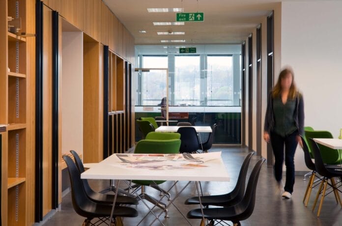 Building Resilience/Test of Time landmark refurbishment of the Arts Tower, also at the University of Sheffield, HLM Architects