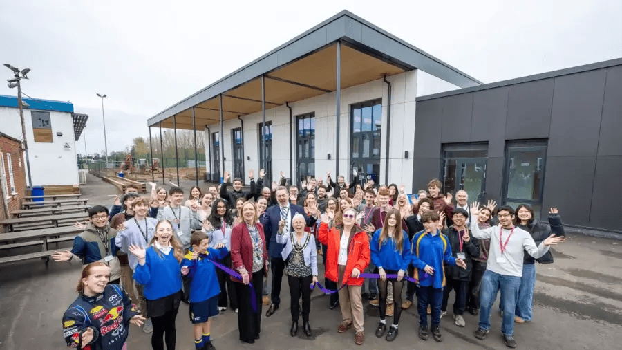 New multi-use hall at the Piggott School opens, HLM Architects, Schools and Colleges Architects, Wokingham Borough Council